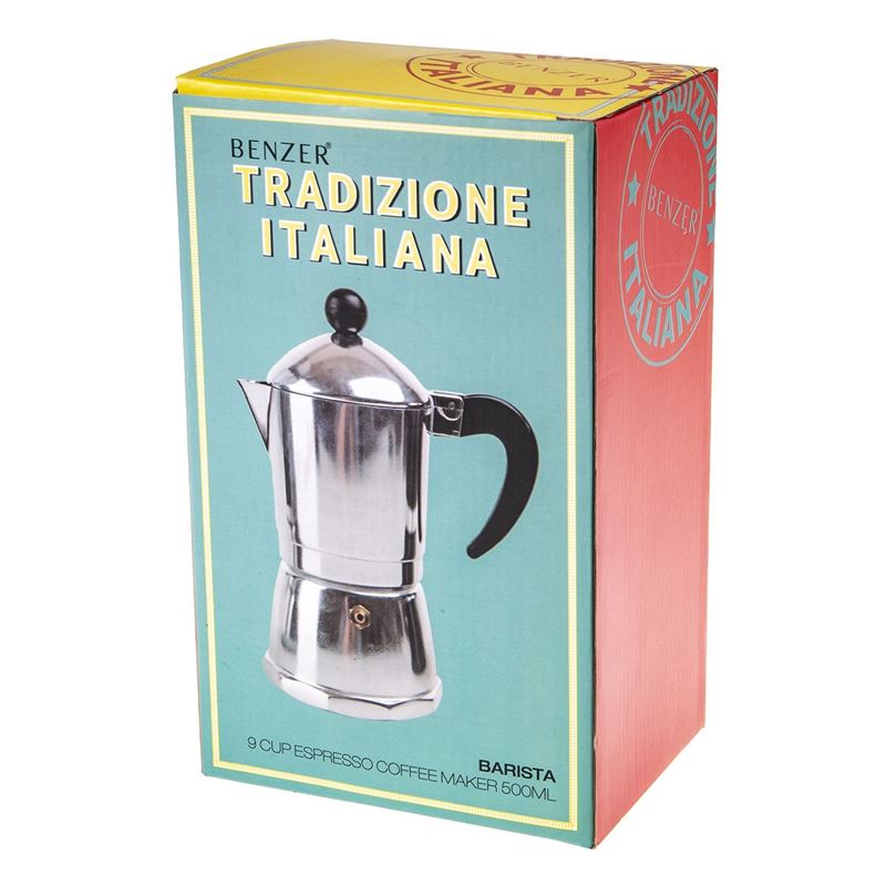 Tradizione Italiana by Benzer – Barista Coffee Maker 9 Cup