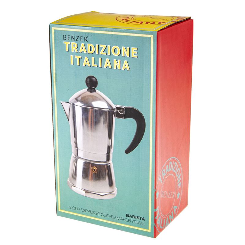Tradizione Italiana by Benzer – Barista Coffee Maker 12 Cup