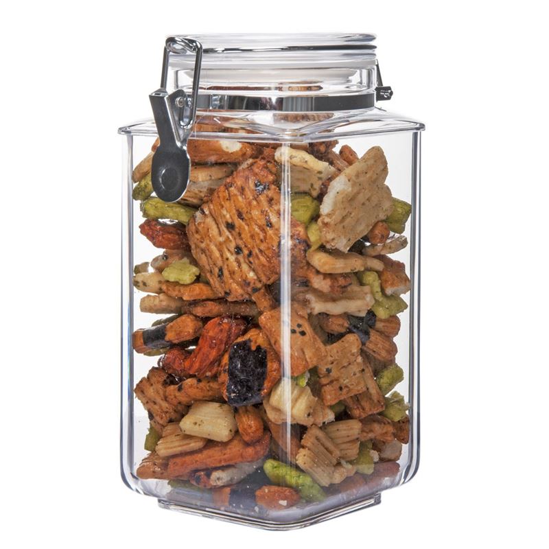 Benzer – Stor-Tite Square BPA Free Canister 1.56Ltr 13.5x11x21.8cm