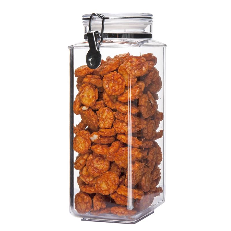Benzer – Stor-Tite Square BPA Free Canister 2Ltr 13.5x11x27cm
