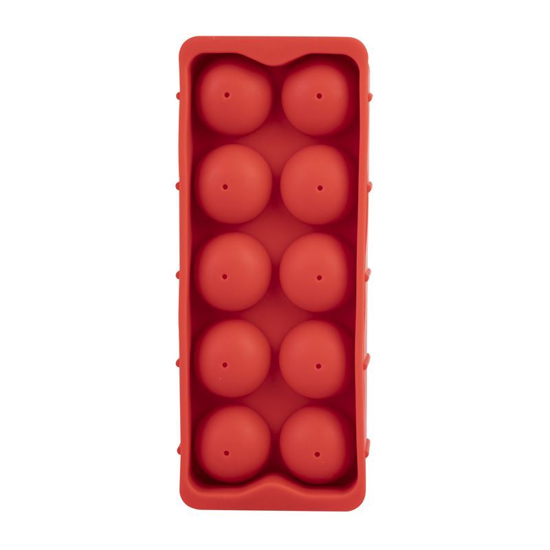 Appetito – 3.5cm Round Ice Cube Tray Round Red