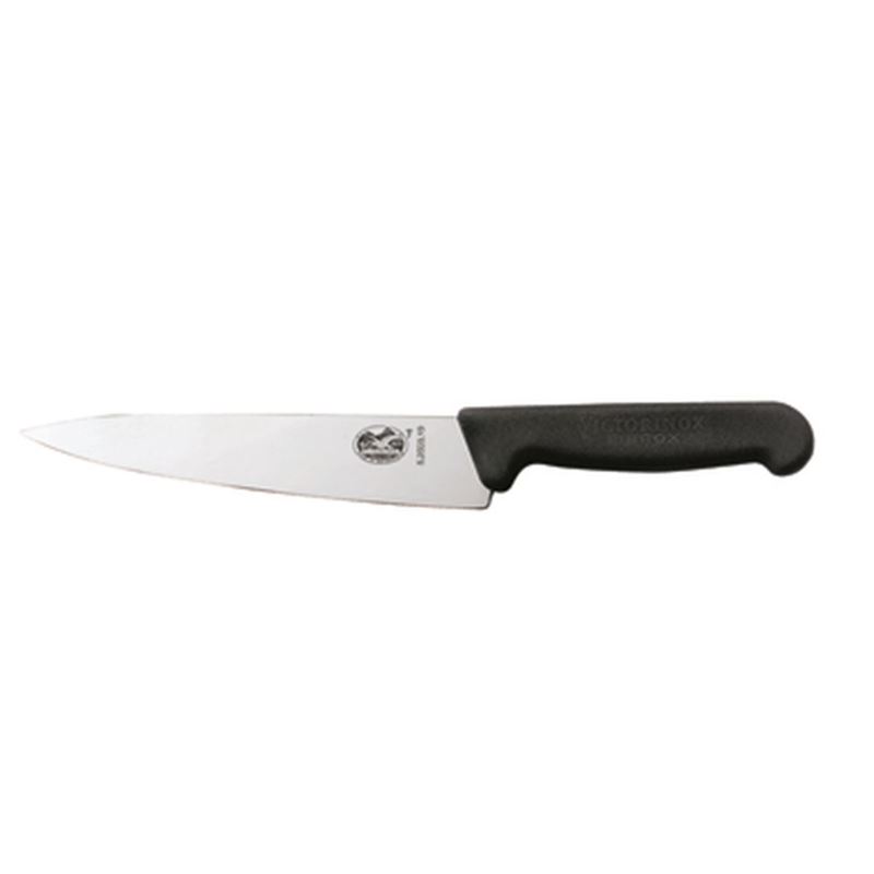Victorinox – Cooks Carving Knife 15cm Fibrox Handle Black (Made in Switzerland)