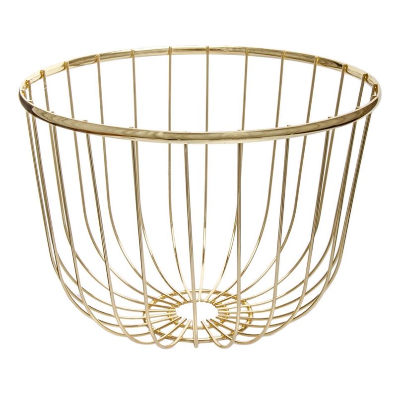 Zuhause – Spun Gold Centrepiece Bowl 27x20cm
