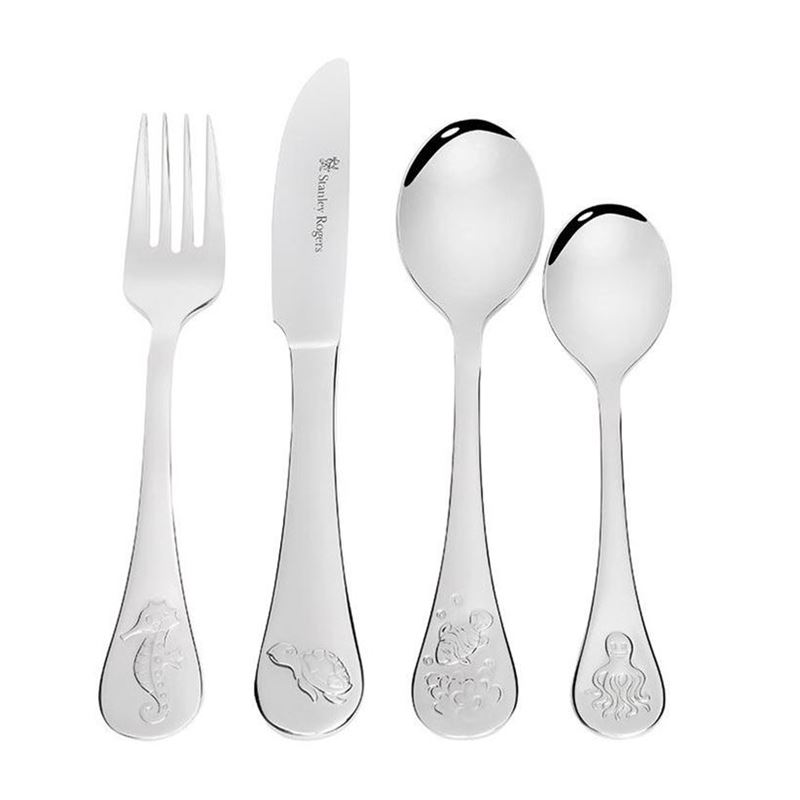 Stanley Rogers – Kids Sea Animals 18/10 Stainless Steel Cutlery Set 4 piece
