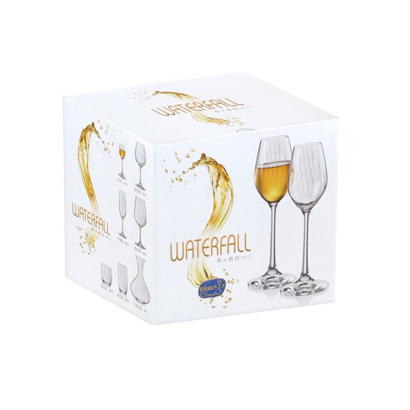 Bohemia – Waterfall Liqueur 60ml Set of 6 (Made in the Czech Republic)