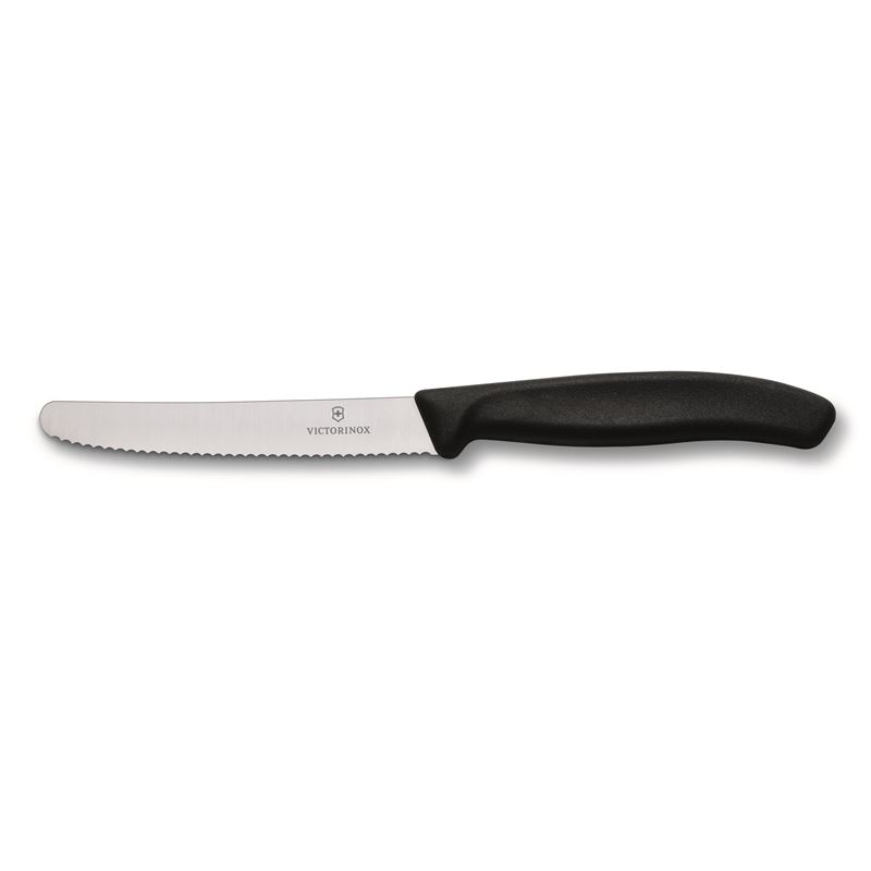 Victorinox – Swiss Classic Multi-Purpose Steak Knife Black 11cm (Made in Switzerland)