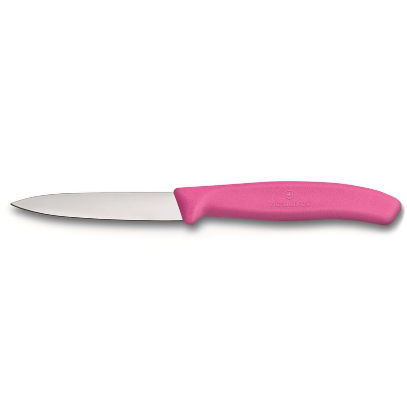 Victorinox – Paring Knife Pink with Pointed Tip 8cm (Made in Switzerland)