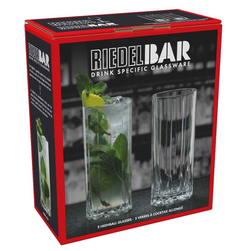 Riedel – Bar Drink Specific Glassware High Ball Glass Set of 2 (Made in Germany)