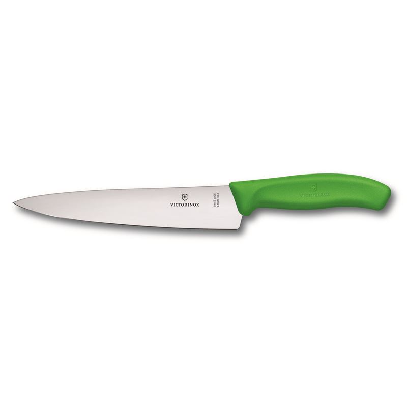 Victorinox – Swiss Classic Cooks Carving Knife Green 19cm (Made in Switzerland)