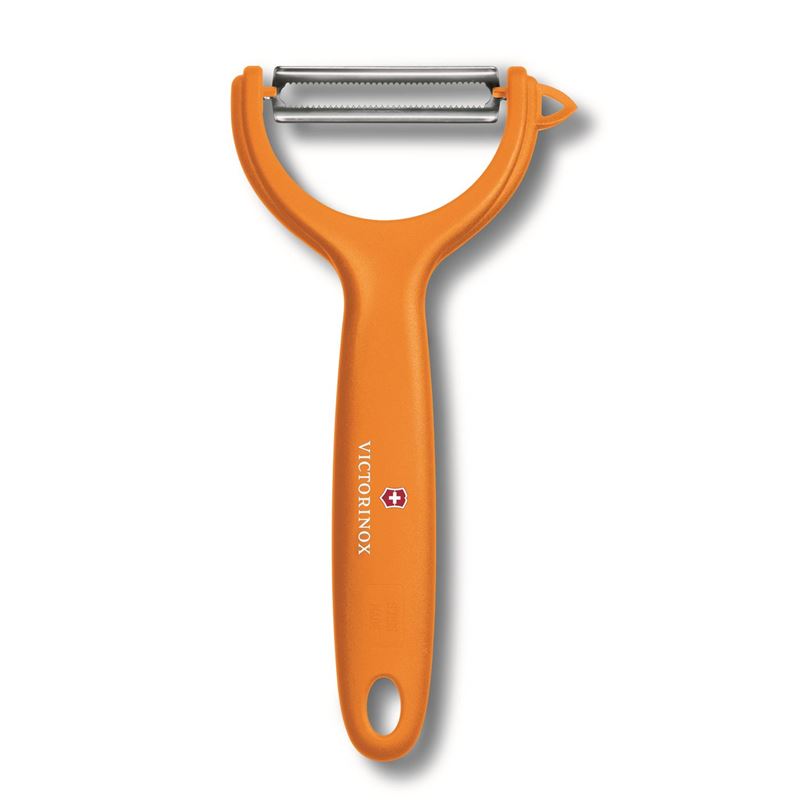 Victorinox – Y Shaped Tomato and Kiwi Serrated Peeler Orange (Made in Switzerland)