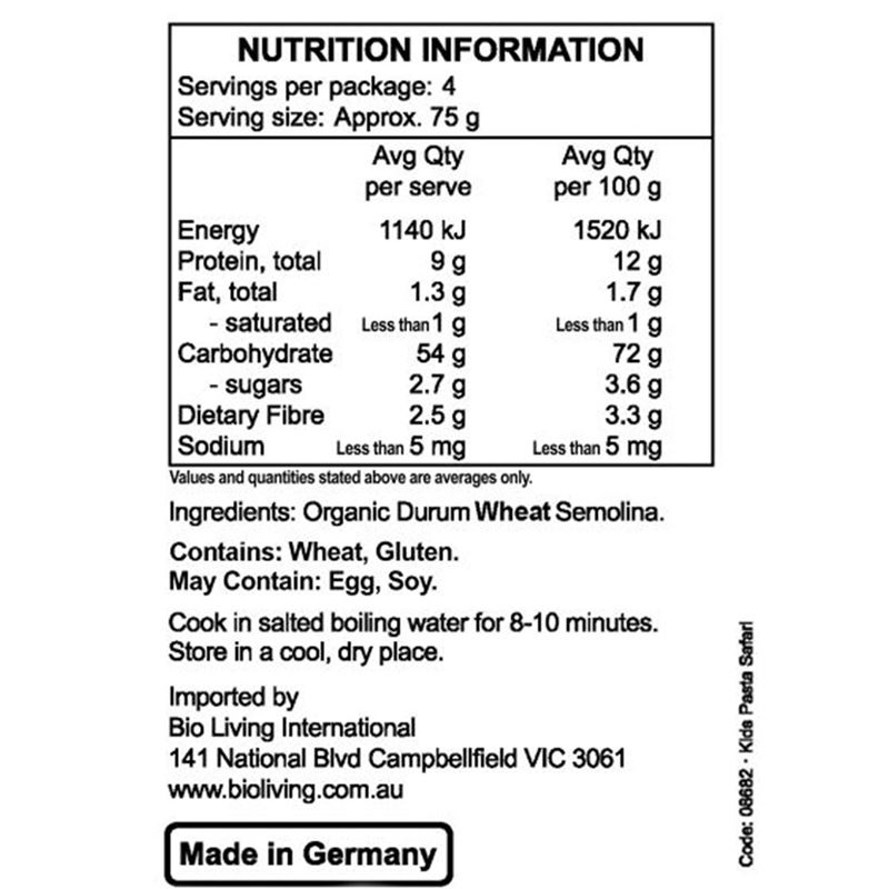 Alb-Gold – Organic Kids Pasta Safari 300g