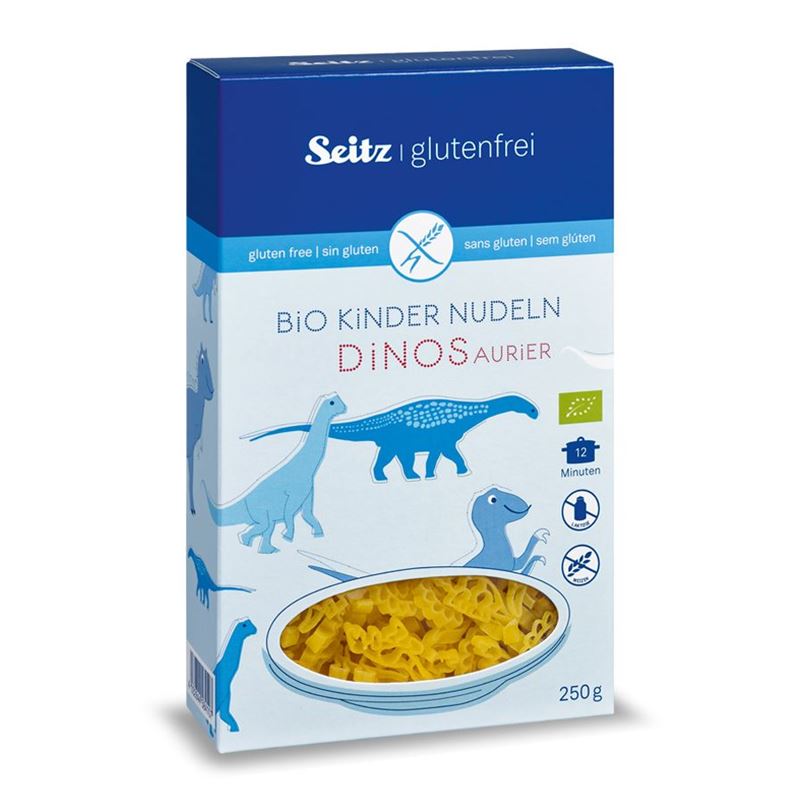 Alb-Gold – Organic Kids Pasta Dinos 250g GLUTEN FREE