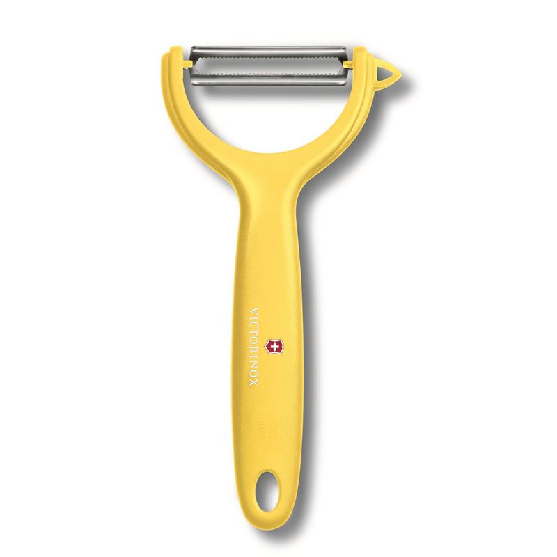Victorinox – Y Shaped Tomato and Kiwi Serrated Peeler Yellow (Made in Switzerland)