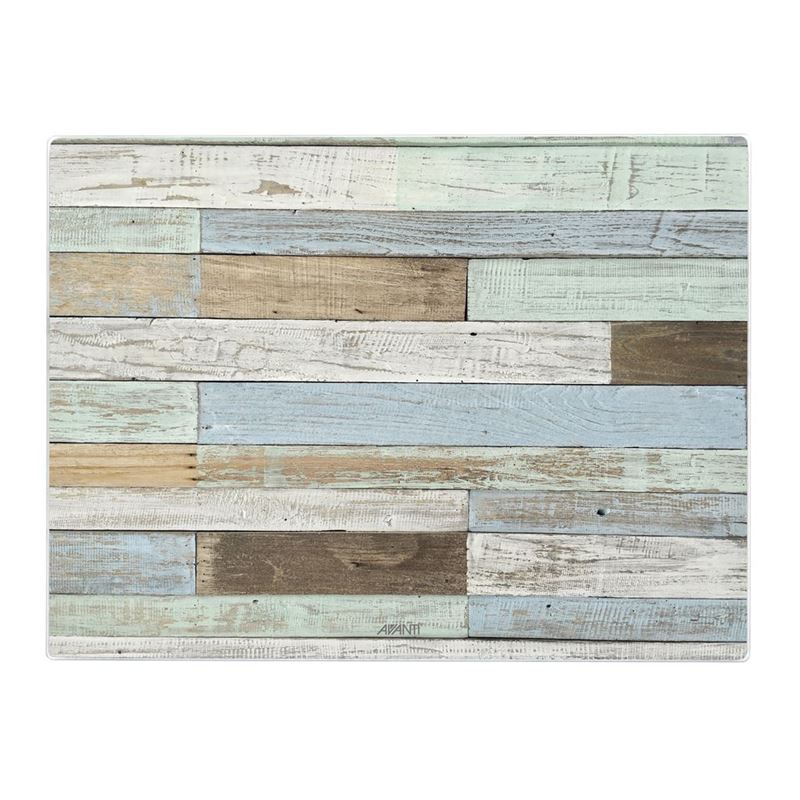Avanti – Tempered Glass Surface Protector and Serving Board 40x30cm Coastal Deck