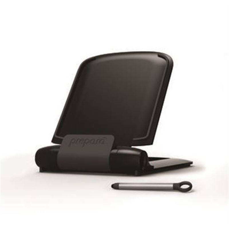 Prepara – iPrep Cookbook Stand for Tablets with Stylus Black