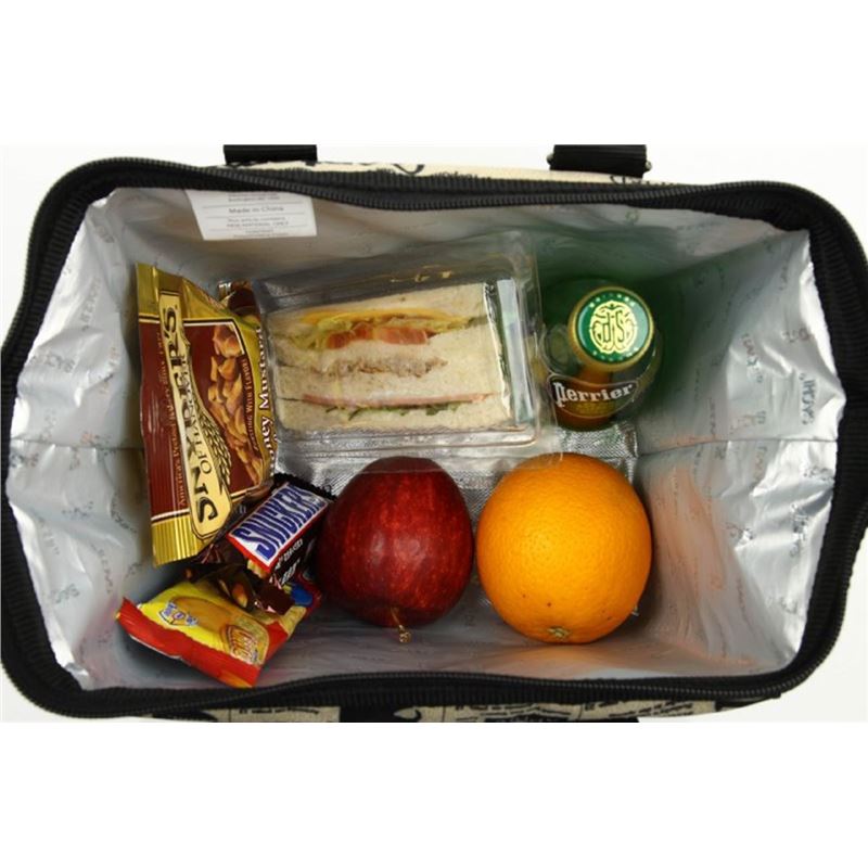 Sachi – Style 34 Insulated Lunch Bag Black Medallion