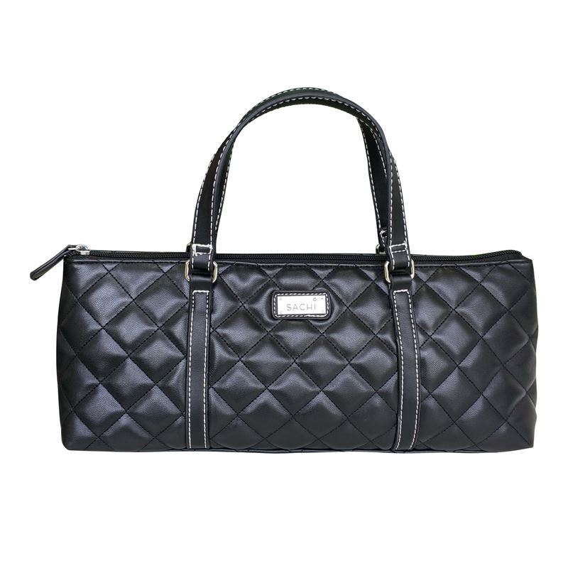 Sachi – Insulated Wine Purse 36.5x15cm Quilted Black