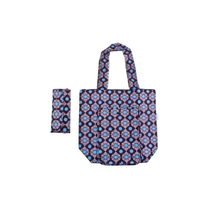 Sachi – Insulated Market Tote Black Medallion 27x38cm