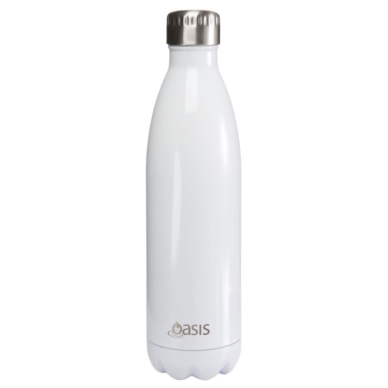 Oasis – Stainless Steel Insulated Drink Bottle 750ml White (Discontinued)