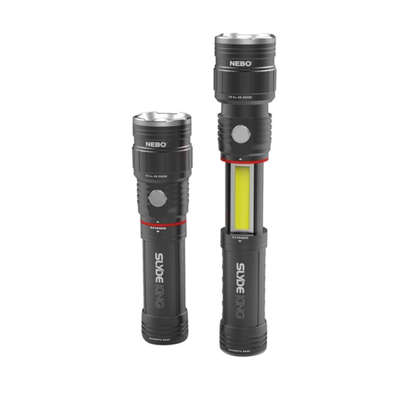 Nebo – Slyde King Rechargable Flashlight/Work Light Black