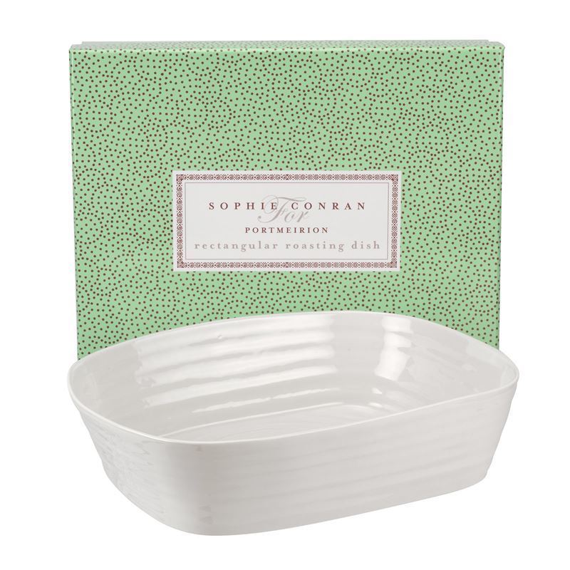 Sophie Conran for Portmeirion – Ice White Lasagne/Roaster Medium  30x24cm