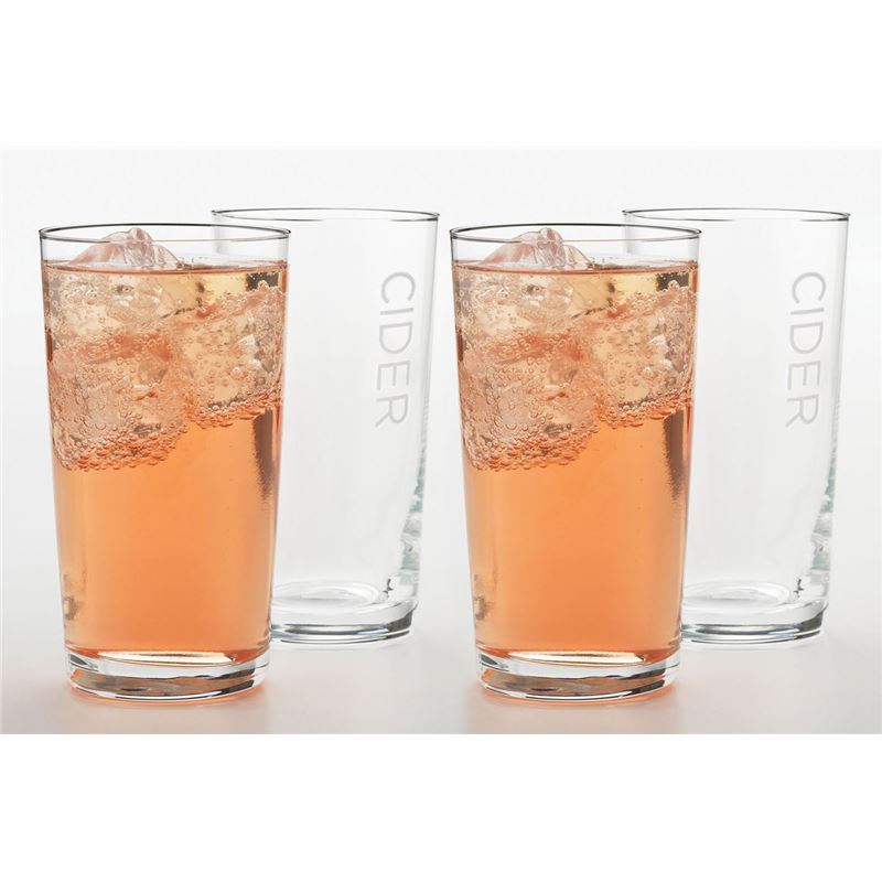 Ecology – Multi Purpose Large Tumbler 520ml Set of 4 with Cider Print (Made in Europe)