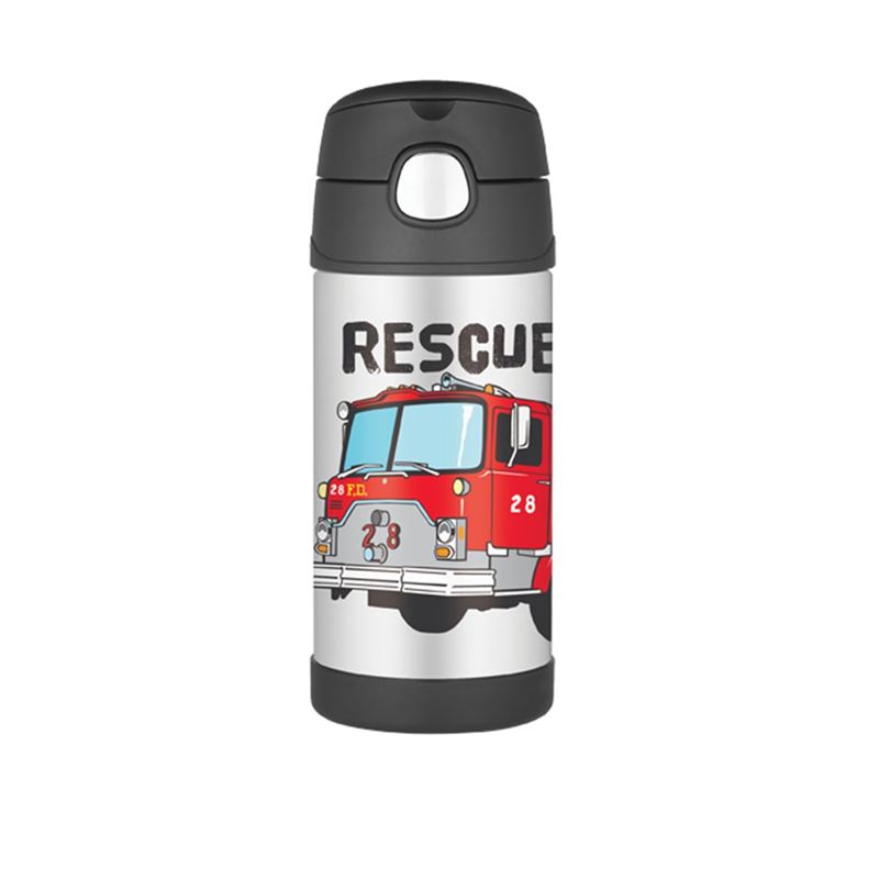Thermos – FUNtainer Stainless Steel Vacuum Insulated Drink Bottle Firetruck 355ml