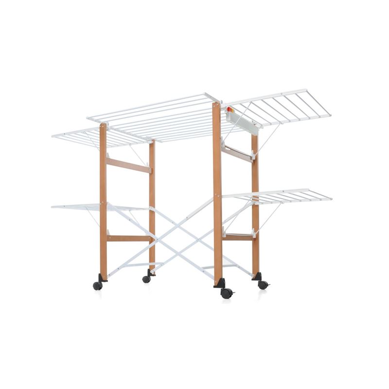 Foppapedretti – Gulliver Clothes Airer Walnut (Made in Italy)