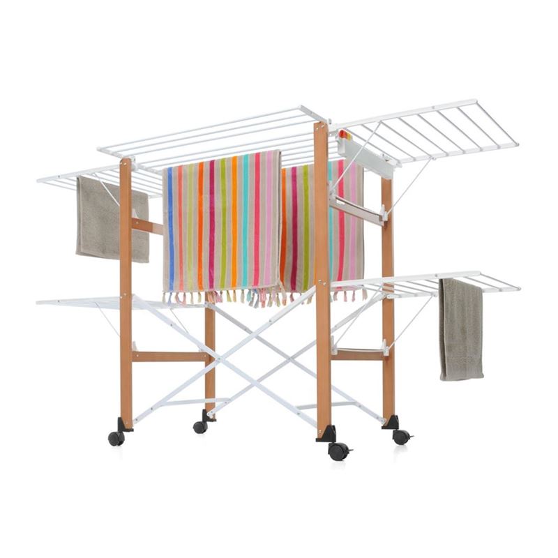 Foppapedretti – Gulliver Clothes Airer Walnut (Made in Italy)