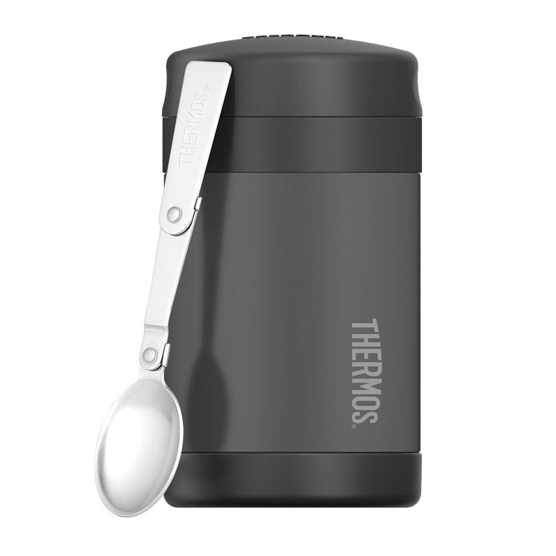 Thermos – FUNtainer Stainless Steel Vacuum Insulated Food Jar 470ml Charcoal