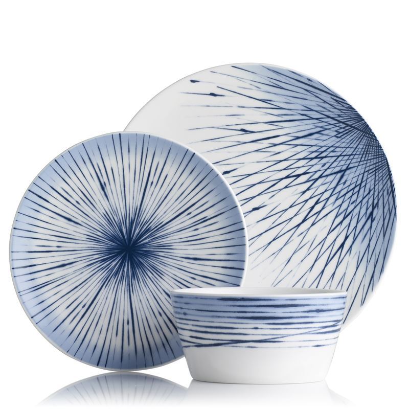 Noritake – Hanabi Blue 12pc Dinner Set