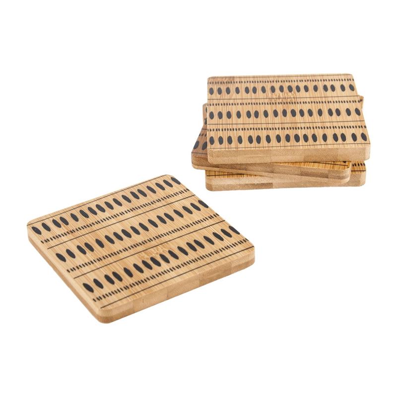 163-benzer-8211-ecozon-bamboo-aztek-bamboo-square-coasters-10cm-set-of-4--2.jpg Benzer – Ecozon Bamboo Aztek Bamboo Square Coasters 10cm Set of 4