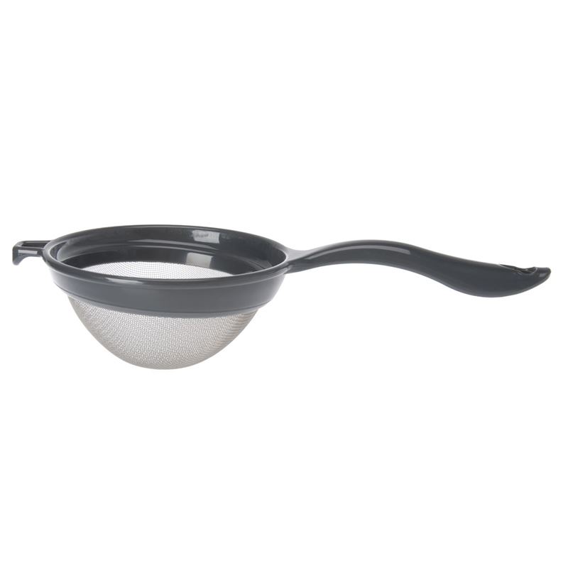 Benzer – Cuisine Essentials Stainless Steel Strainer with Plastic Frame Grey 12.5cm