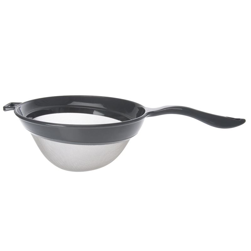 Benzer – Cuisine Essentials Stainless Steel Strainer with Plastic Frame Grey 22cm