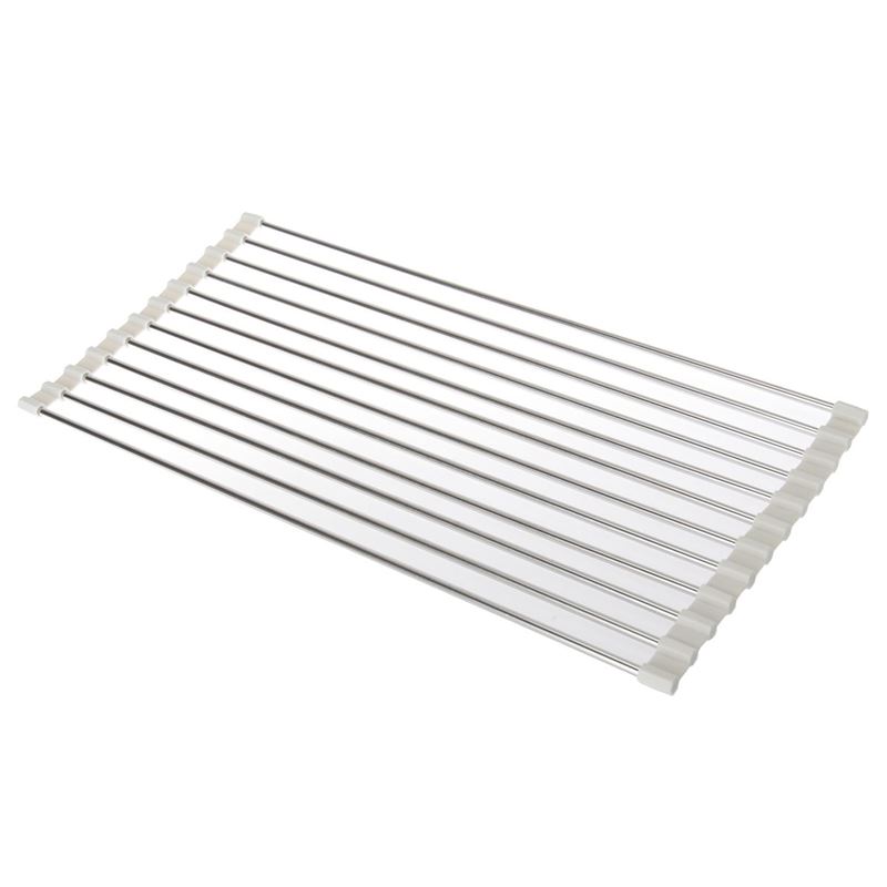 samsam – Roll-it Foldable Sink Drainer Extra Large 48x24cm Grey
