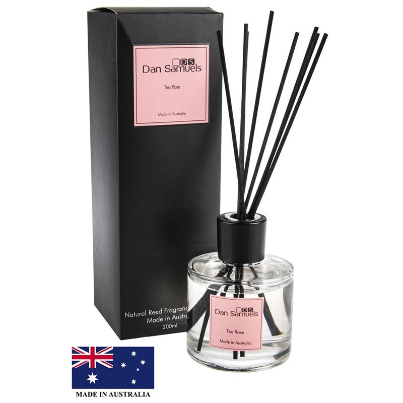 Dan Samuels – Room Diffuser Round 200ml Tea Rose (Hand Made in Australia)