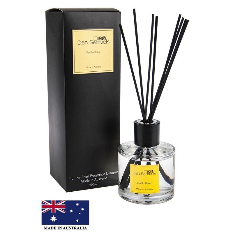 Dan Samuels – Room Diffuser Round 200ml Vanilla Bean (Hand Made in Australia)
