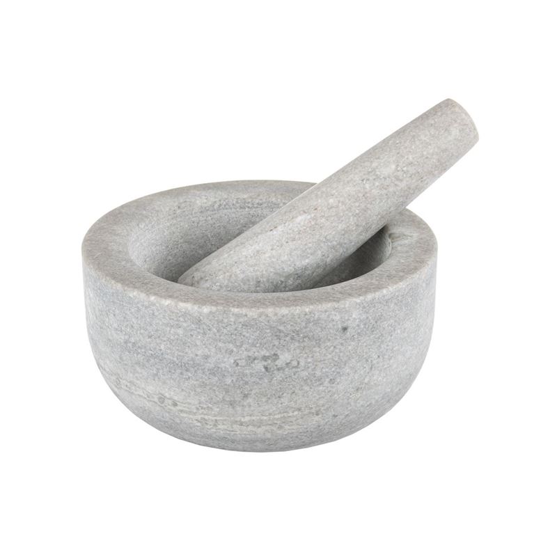 Benzer – Pesta Crystal Marble Mortar & Pestle 16.5×8.5cm