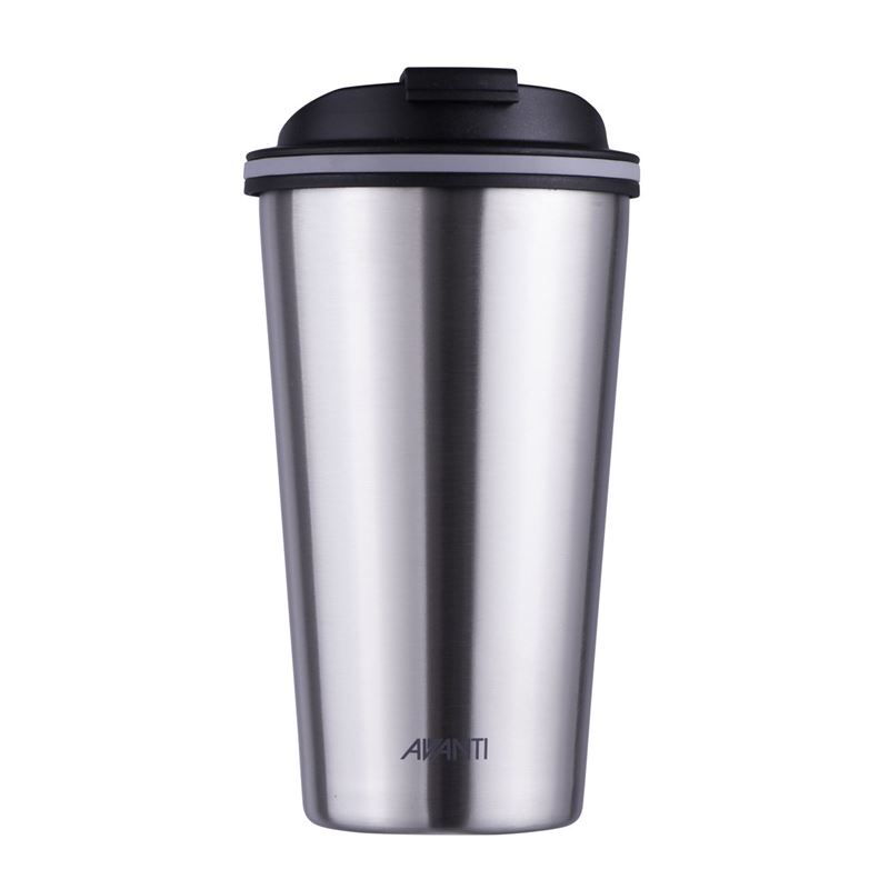Avanti – GOCUP Double Wall Stainless Steel Coffee Cup 355ml Brushed