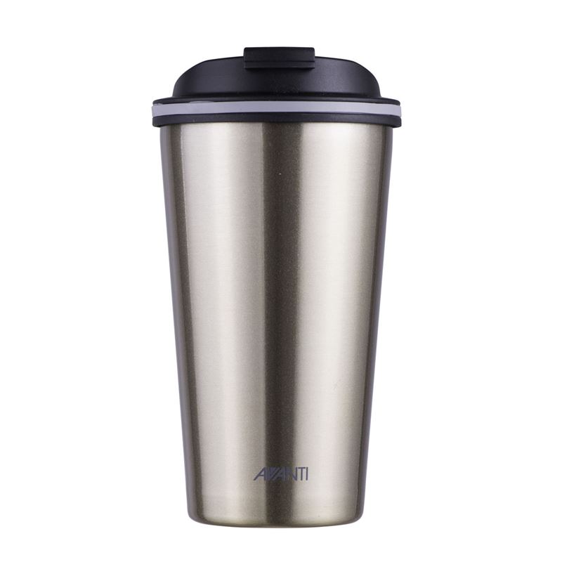 Avanti – GOCUP Double Wall Stainless Steel Coffee Cup 355ml Champagne