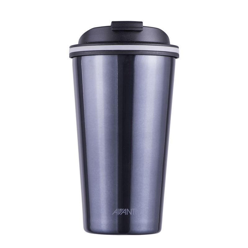 Avanti – GOCUP Double Wall Stainless Steel Coffee Cup 355ml Steel Blue