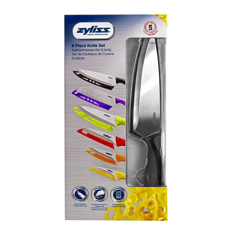 Zyliss – Stainless Steel Knife 6pc Set