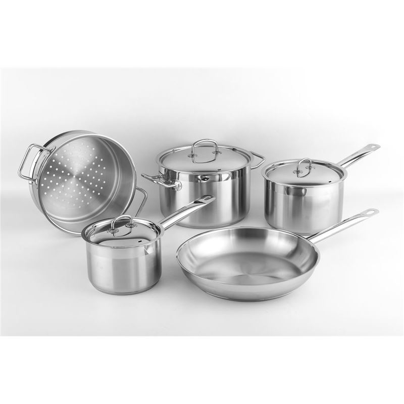 Benzer Steel – Berlin Professional 18/10 Stainless 5pc Cookware Set