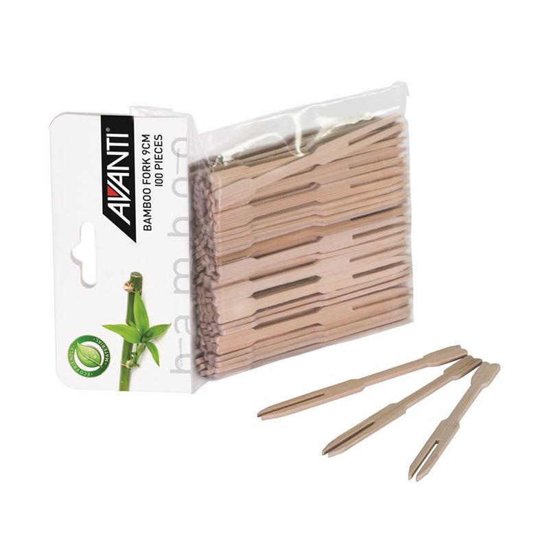 Avanti – 9cm Bamboo Fork 100pc Pack