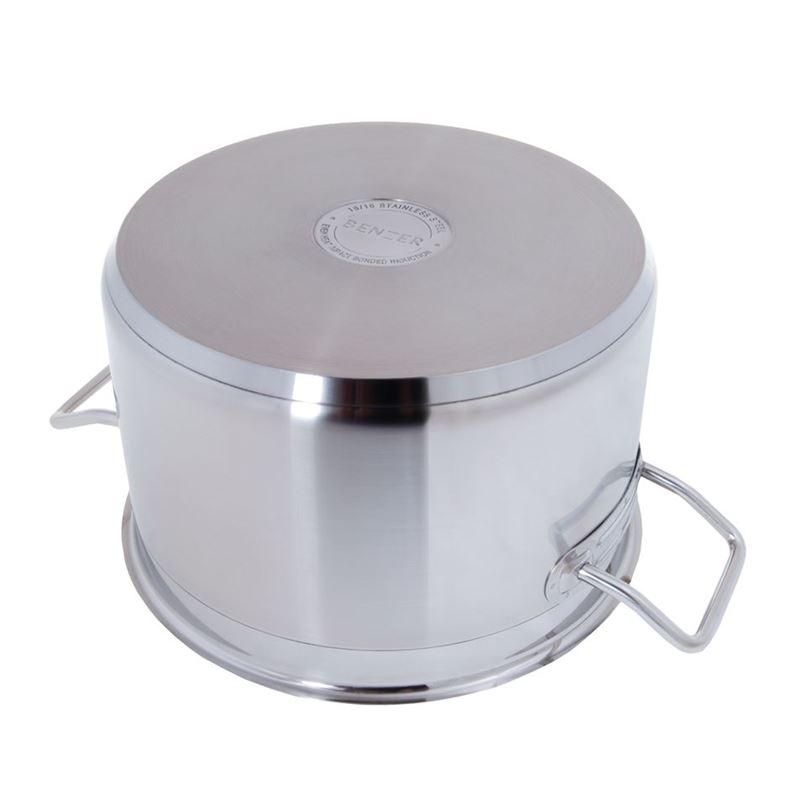 Benzer Steel – Berlin Professional 18/10 Stainless Steel 24cm Covered Casserole 6.75Ltr