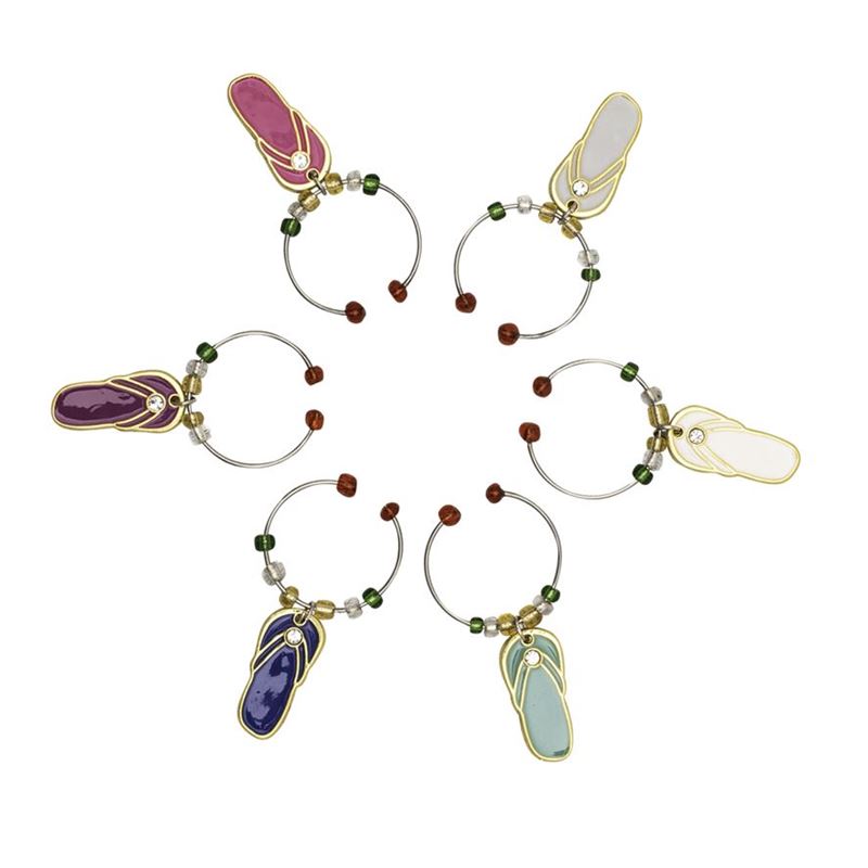 Avanti – Thongs Wine Charms Set of 6