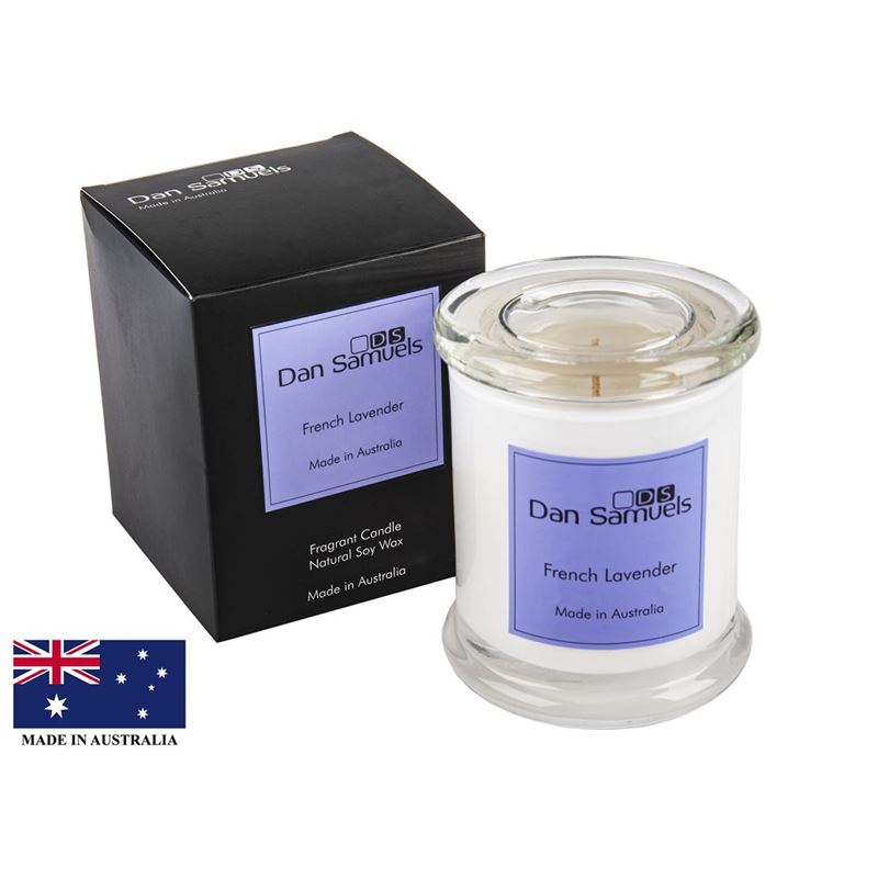 Dan Samuels – Metro Jar Filled Candle French Lavender 340ml (Hand Made in Australia)