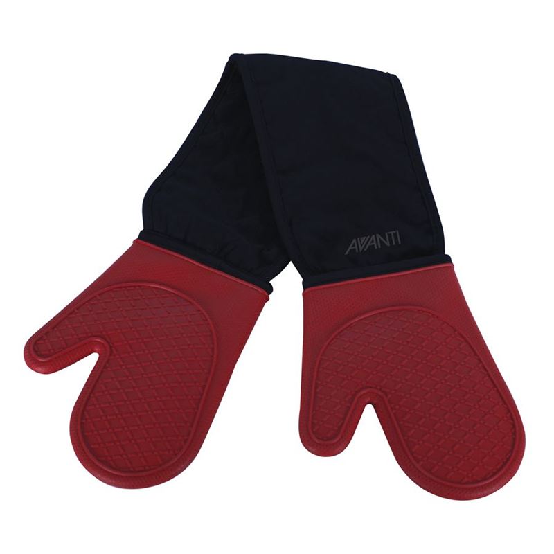 Avanti – Silicone Double Oven Glove Red