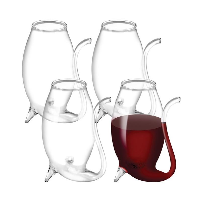 Avanti – Glass Port Sippers set of 4