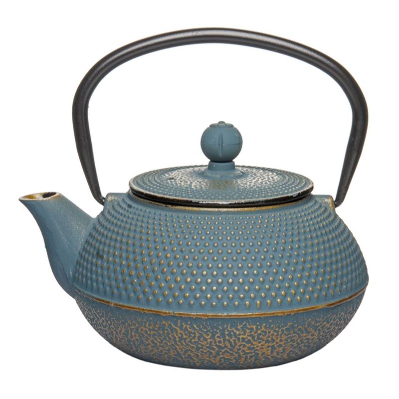Benzer – Orient Express Zen Cast Iron Tea Pot Golden Blue 800ml
